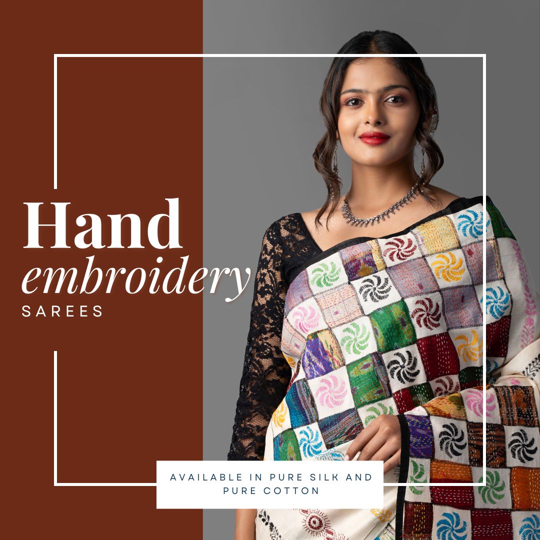 Hand Embroidery Sarees