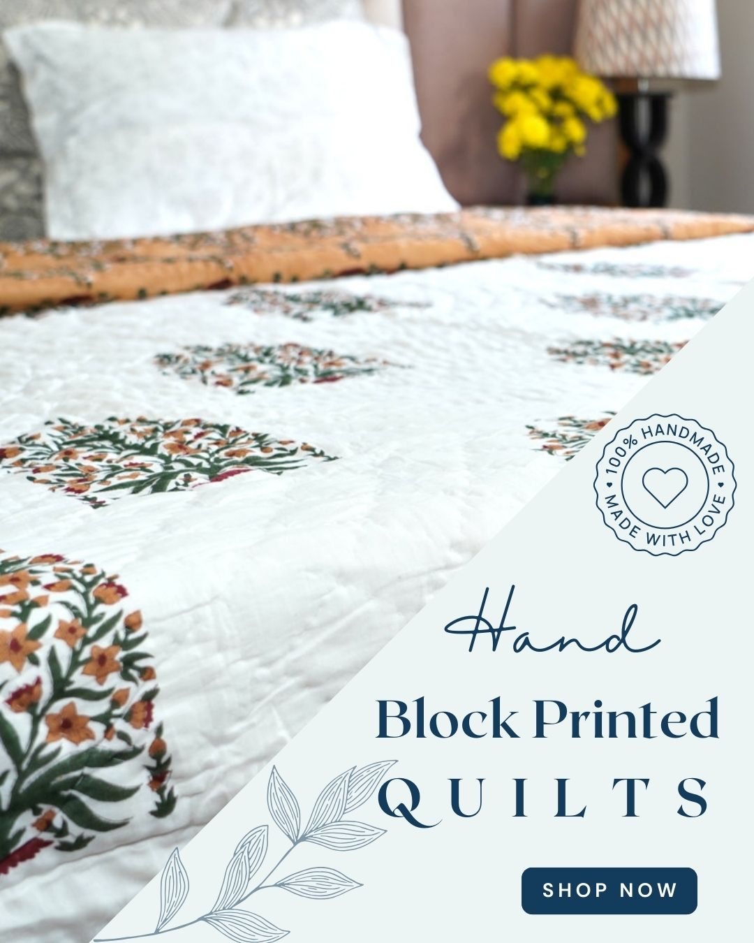 Hand Block Printed Quilts