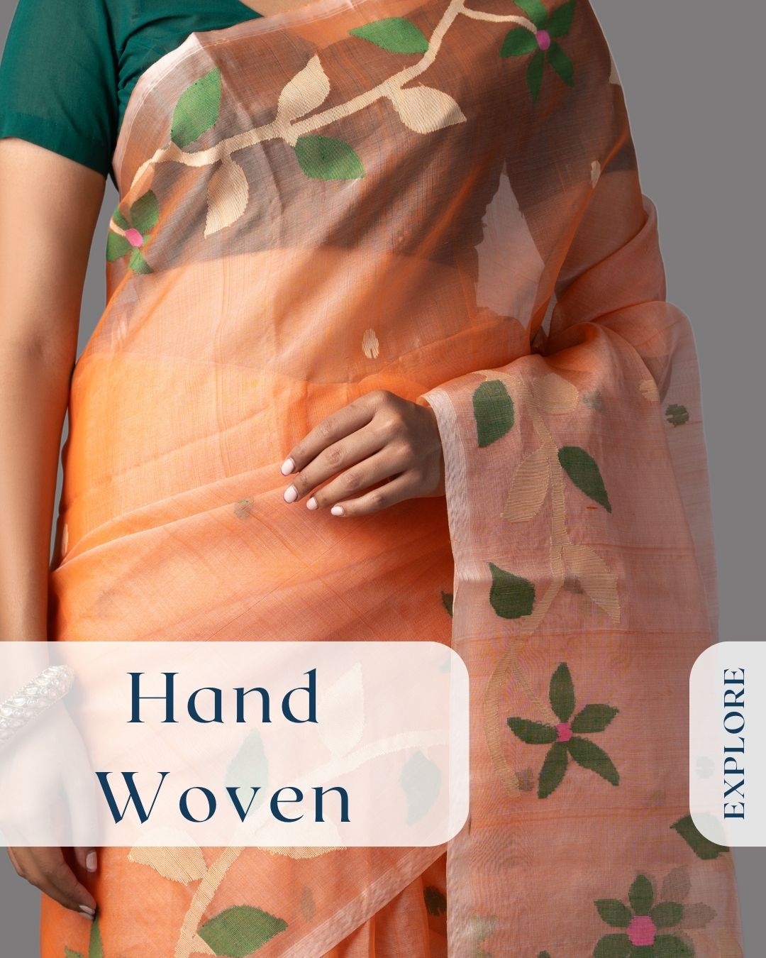 Hand Woven Handloom Saree