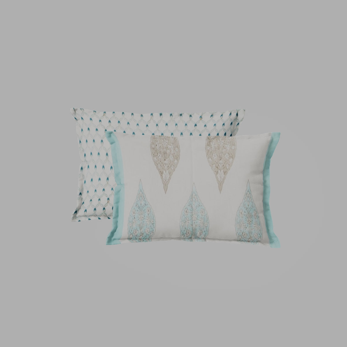 Leafy Hive Hand Block Printed Cotton Bedsheet