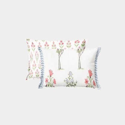 Nature’s Bloom Hand Block Printed Cotton Bedsheet